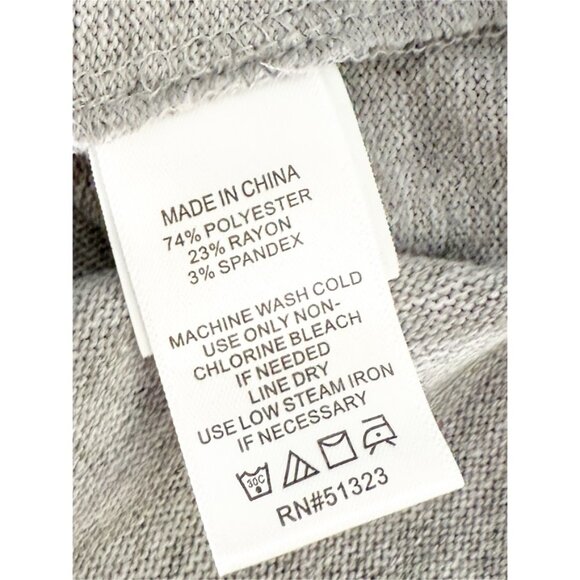 NEW Revolve | 1. State Cross Front Cozy Knit Top in Silver Heather S - Picture 11 of 14